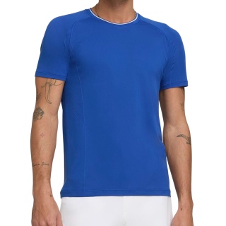 Wilson Tennis T-shirt Crew Team Seamless Royal Blue Men's